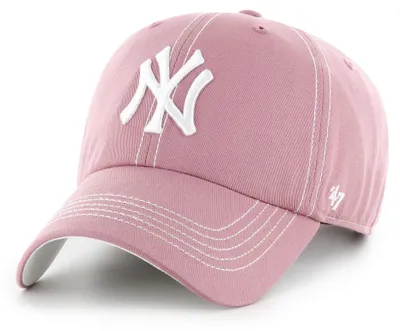 Produktbild von '47 Brand Cap MLB New York Yankees Contrast Stitch '47 Clean Up Pink