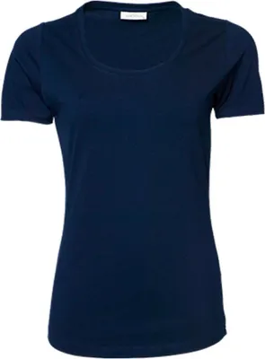 Produktbild von Tee Jays 450 | Ladies Stretch Damen T-Shirt - Farbe: Navy - Größe: S