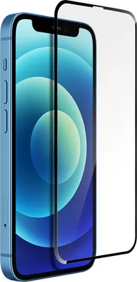 Produktbild von Avizar, Displayschutzfolie aus Glas (Full Cover) für Apple iPhone 12 Mini, Schwarz