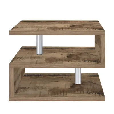 Immagine prodotto di Tavolino da salotto >Altamura< in finitura acero Pereira - 55x41,5x55 cm (LxAxP)