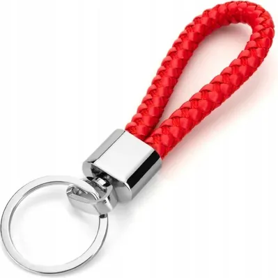 Produktbild von Nylon Schlüsselanhänger Anhänger Schlüsselband Autoschlüssel Band Rot