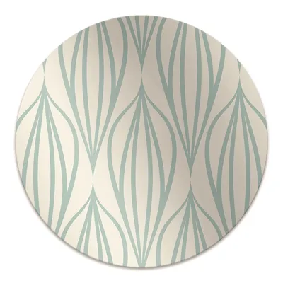Produktbild von Rundmatte - Stuhlunterlage Bürostuhlunterlage - Rund Ø 100 cm - Bodenmatte - Fußmatte - Geometrische Kunst