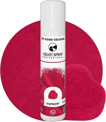 Produktbild von Wildlederspray Himbeere Lebensmittelfarbe Velvet 100 ml Himbeere