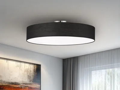 Produktbild von TRIO-Leuchten Deckenleuchte HOTEL DH 65x17 cm grau Deckenlampe