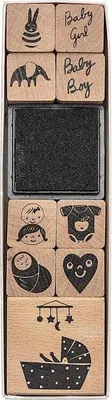 Produktbild von Rico Design Set Of Stamps 10 Pcs Baby