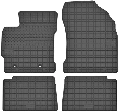 Immagine prodotto di Tappetini in gomma adatti per Toyota Auris II (dal 2013) Set di tappetini in gomma neri + tappo