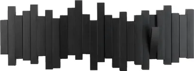 Image de UMBRA STICKS HOOK BLACK 318211-040 Portemanteau peu encombrant avec 5 crochets mobiles