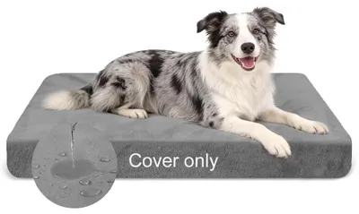 Immagine prodotto di Coperta impermeabile al 100% per cani - Morbida, in pile, colore grigio