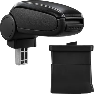 Produktbild von Armlehne Mittelarmlehne Leder Bezug Schwarz / Weiß für Ford Ka ab 2009-