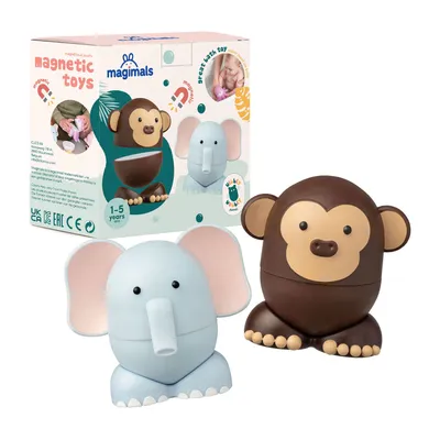 Obrázok produktu pre Magimals Wibly Wobly Safari Magnetická hračka