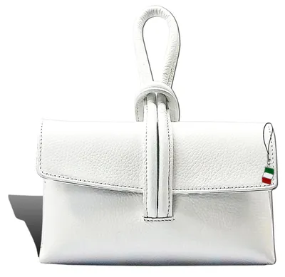 Produktbild von Florence Tasche weiß Leder Abendtasche D2OTF834W
