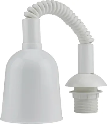 Produktbild von Leuchtenzugpendel mit Fassung E 27, weiß