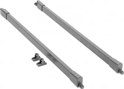 Produktbild von GTV - MBPRO Längsleiste Quadrat I Längsgeländer für Schubladen Modern Box Pro I Für Sichere Erhöhung Der Schublade I Für Schienen Lang = 450mm I Farbe Anthrazit