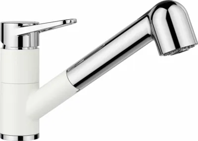 Produktbild von Blanco Blancowega-S II 526421 Silgranitweiß/Chrom Hochdruckarmatur