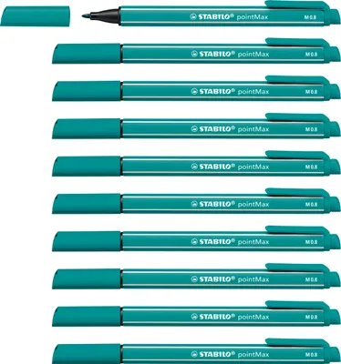 Produktbild von Filzschreiber - STABILO pointMax - 10er Pack - türkis
