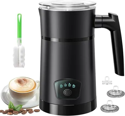 Produktbild von Milchaufschäumer 4-in-1 | Elektrischer Milchschäumer & Milchwärmer, 350ml Milchheizer, 160ml Aufschäumer, Schnell & Leise