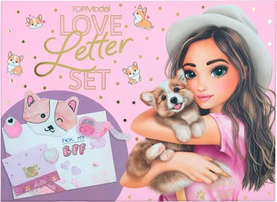 Produktbild von Depesche 12117 TOPModel Corgi-Love Letterset, Briefpapier Set i