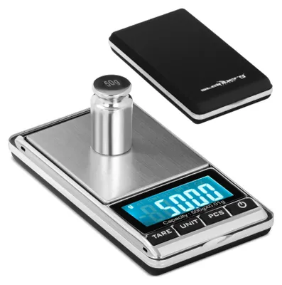 Produktbild von Präzisions-Juwelier-Taschenwaage LCD Stückzählung 500 g / 0,01 g