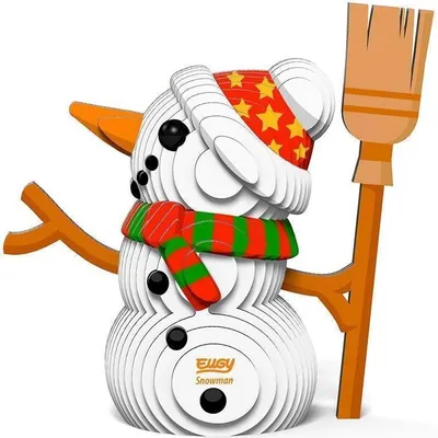 Productafbeelding van EUGY - 3D knutselset sneeuwpop