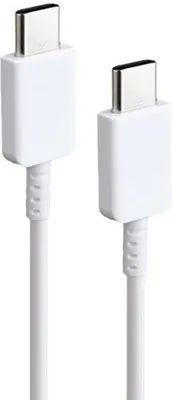 Produktbild von Ladekabel USB C zu USB C Samsung Galaxy S25, S24, S23, S22, S21, S20 Ultra Plus iPhone 16, 15 Pro Max Plus Weiß