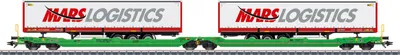 Produktbild von Märklin H0 47473 Doppel-Taschenwagen Sdggmrss