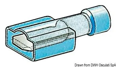 Obrázok produktu pre Faston predizolované zátky 2,5-6 mm² , 100 kusov
