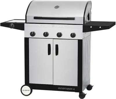 CADAC Entertainer SUPREME EDELSTAHL - 4B+SB 50mbar- Gasgrill mit 4 Brennern und Seitenbrenner