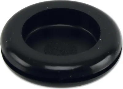 Zdjęcie produktu dla Przepust kablowy KSS PVC, czarny, grubość płyty 1,5, otwór Ø 18,9, zamknięty, 1 szt