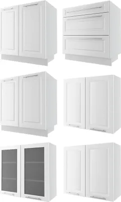 Produktbild von Singleküche 6-teilig Elbing Küchenschrank Set weiß matt