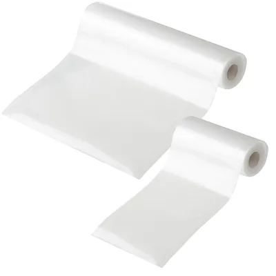 Image de Rouleau de film pour sous-vide alimentaire CAMRY CR4470.3, largeur 15 cm et 28 cm, 2 pièces, transparent