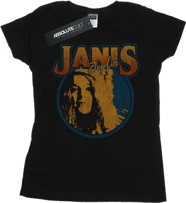 Produktbild von Janis Joplin - T-Shirt für Damen BI37641 (XL) (Schwarz)