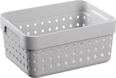 Produktbild von plast team Stapelkörbchen SEOUL ORGANIZER L dunkelgrau