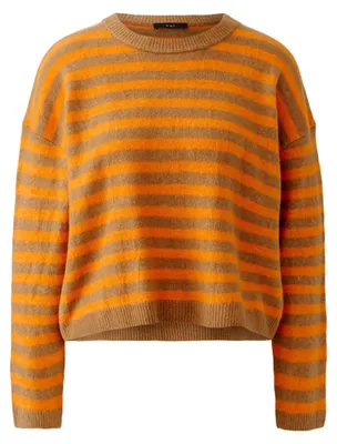 Produktbild von Oui Pullover dk camel orange 36