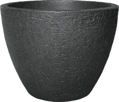 Produktbild von Pflanzkübel geli Stone Kunststoff Ø 50 cm H 38 cm anthrazit