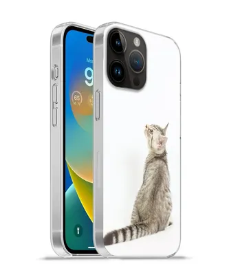 Produktbild von MuchoWow® Handyhülle Schutzhülle Hülle für Apple iPhone 14 Pro - Softcase Katze - Haustiere - Fell Silikon Softcase Handy Hülle - Umschlag