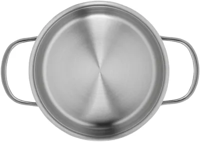 Produktbild von Silit Achat 21.0123.5620 Kochtopf inkl. Deckel, Edelstahl, 16 cm Durchmesser, Induktionsherd-geeignet