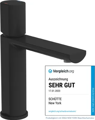 Obrázok produktu pre SCHÜTTE umývadlová batéria NEW YORK Matt Black