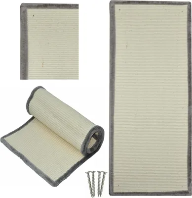 Produktbild von XXL Wende Kratzmatte Sisalmatte 110 x 45 cm flexibel beidseitig verwendbar grau
