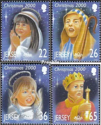 Produktbild von Briefmarken GB - Jersey 2000 Mi 957-960 (kompl.Ausg.) gestempelt Weihnachten