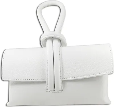 Produktbild von Toscanto Leder Tasche Abendtasche Umhängetasche weiß OTT834AW