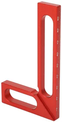 Image de Équerre de 90 degrés - Équerre rectangulaire pour menuisier - Rapporteur d'angle de 90 degrés