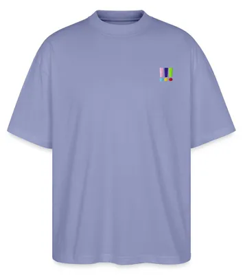 Produktbild von Spreadshirt Die Drei Ausrufezeichen Logo Stick Oversize Uni T-Shirt, S, Violett