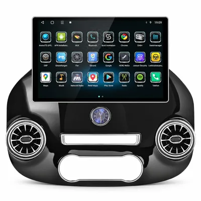 Produktbild von 13.1"CarPlay Android 15 Autoradio Für Mercedes Benz Vito W447 2014-2022–HD-Touchscreen GPS Navi 4G BT SWC USB 6+128G 8-Kern Mit Kamera