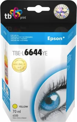 Obrázek produktu pro TB Print TBE-L6644YE, Žlutá, Inkoust na pigmentové bázi, 70 ml, 1 kusů, 6500 str.