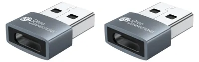 Immagine prodotto di Good Connections USB-AD203-2 Good Connections USB2.0 Adapter A-St.-USB-C Bu. 2er Set