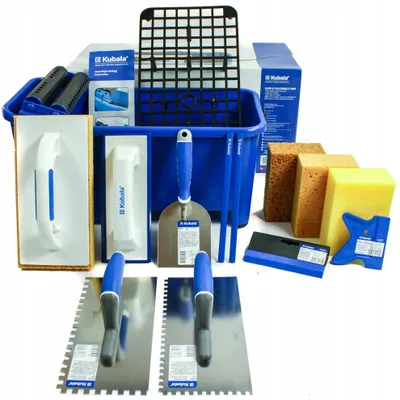 Produktbild von Kubala PRO L Glaziereimer-Set mit Werkzeugen für Profis