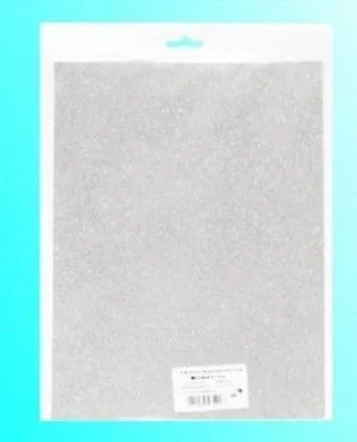 Immagine prodotto di Cartoncino bifacciale glitterato argento 23x33cm 5 fogli