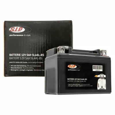Immagine prodotto di Batteria SIP SLA4L-BS 25% potenza in più sigillata e senza manutenzione per scooter 50cc