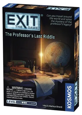 Imagen del producto de Thames & Kosmos EXIT: El juego – El último acertijo del profesor, juego de mesa, detectives, a partir de 12 años, 60 minutos