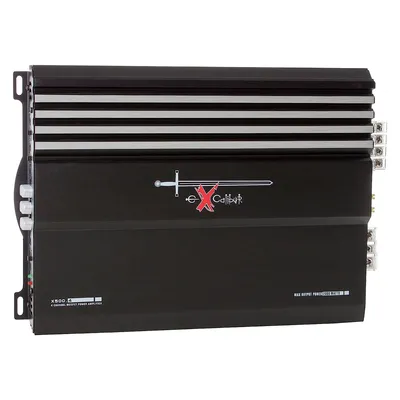 Immagine prodotto di Amplificatore stereo a 4 canali Excalibur X500.4 (2000 W, crossover variabile, 2 Ohm)
